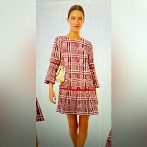 Tuckernuck Kennedy Ted Check Tweed Dress XXL NWT